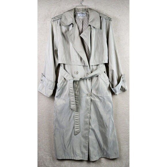 Vintage Forecaster Of Boston Trench Raincoat Size 5/6 - Picture 1 of 6